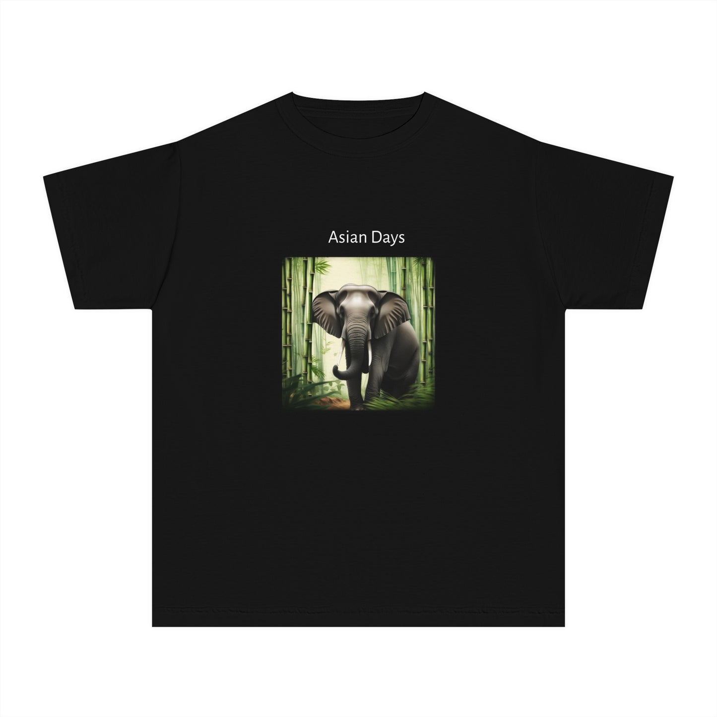 Elephant in Bamboo Youth Midweight Tee