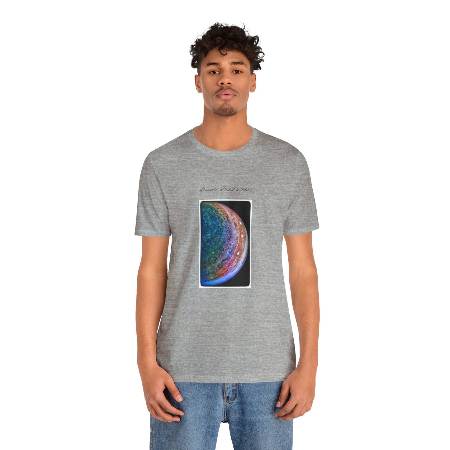 Marbled Pastel Unisex Jersey Short Sleeve Tee