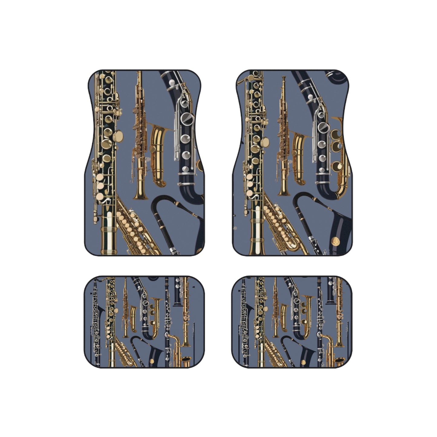 Wind Instruments Car Mats (Set of 4)