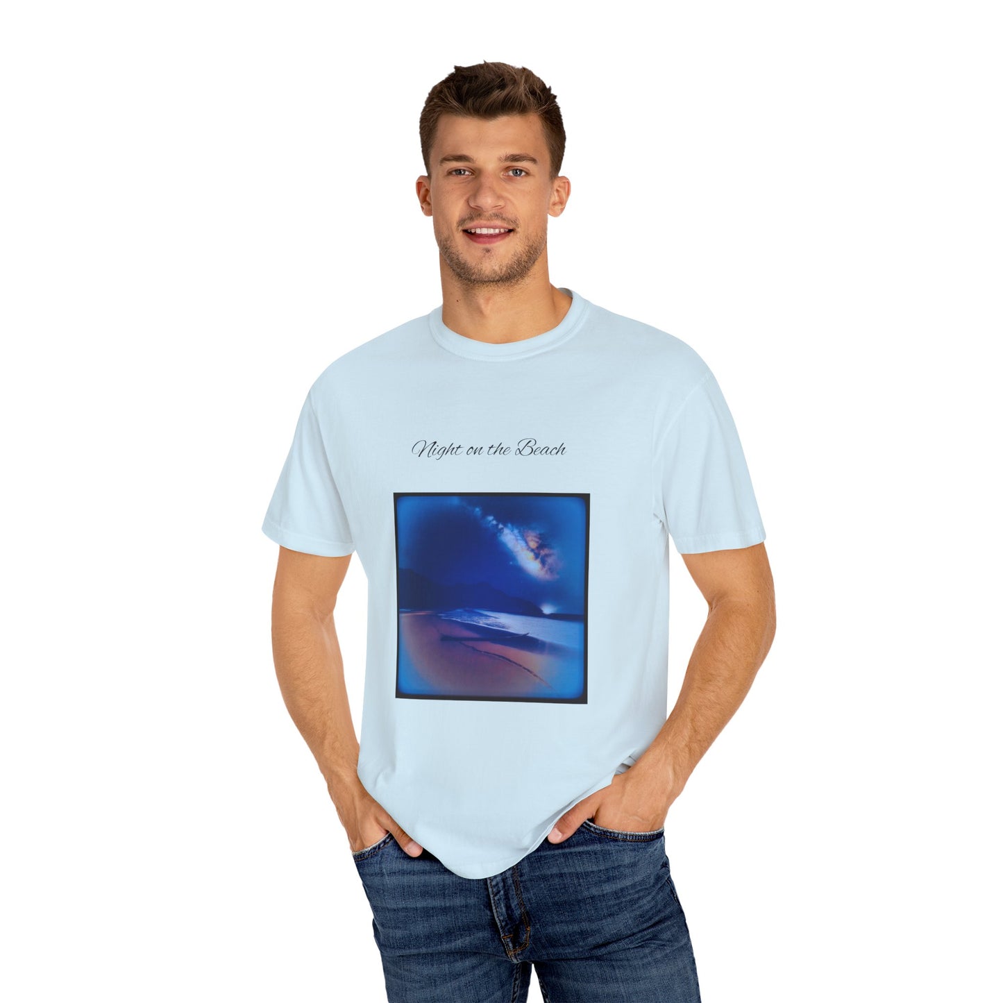 Night on the Beach Unisex Garment-Dyed T-shirt