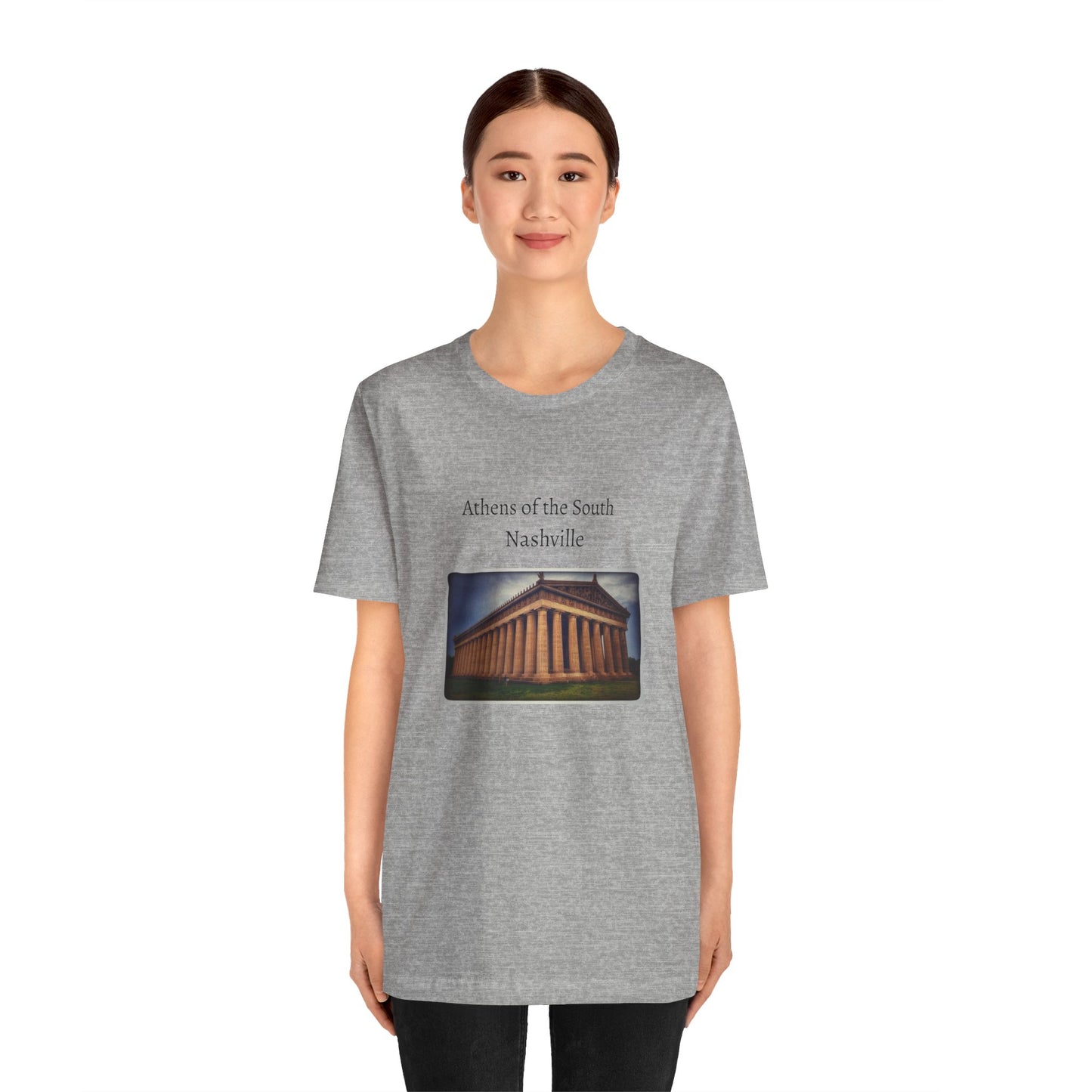 Athens of the South Two Sided Print Unisex Jersey Short Sleeve Tee