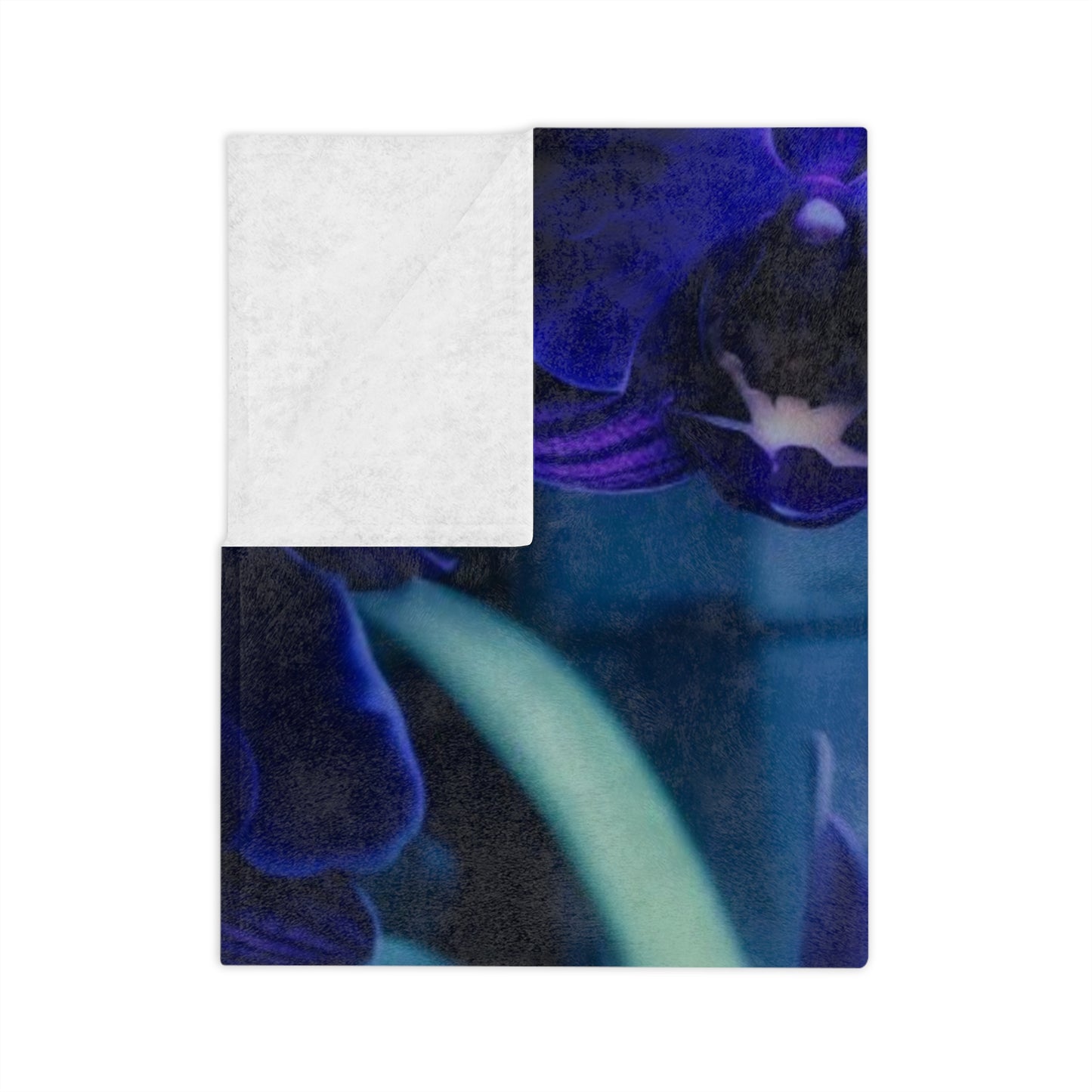 Purple Orchid Velveteen Microfiber Blanket