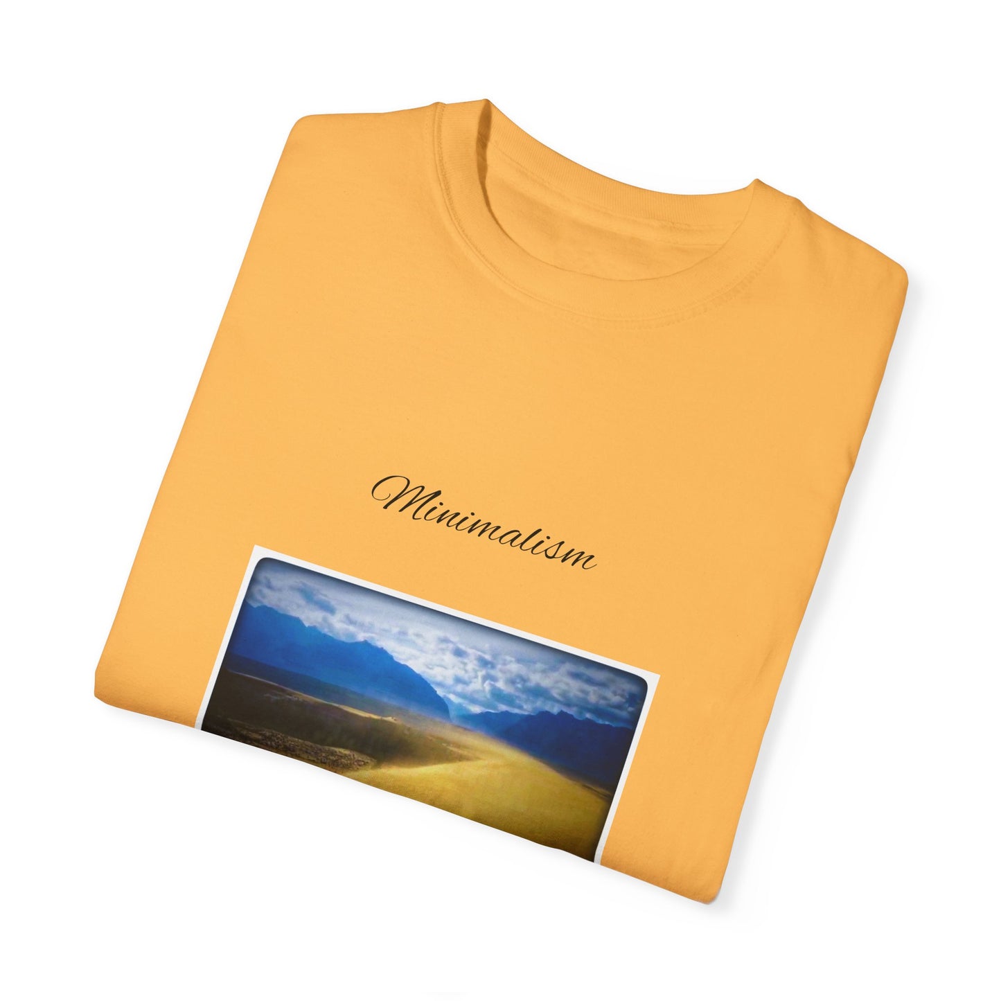 Minimalism Unisex Garment-Dyed T-shirt