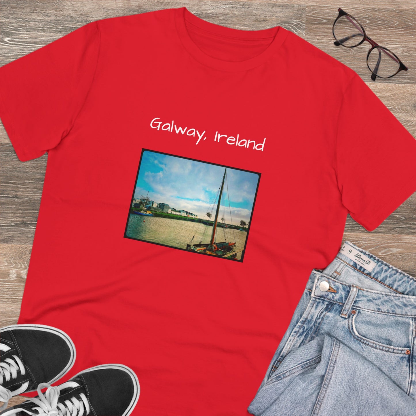 Galway, Ireland Travel Organic Creator T-shirt - Unisex