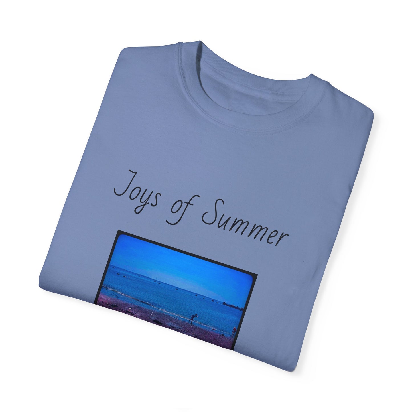 Summer Ocean pebbles Unisex Garment-Dyed T-shirt