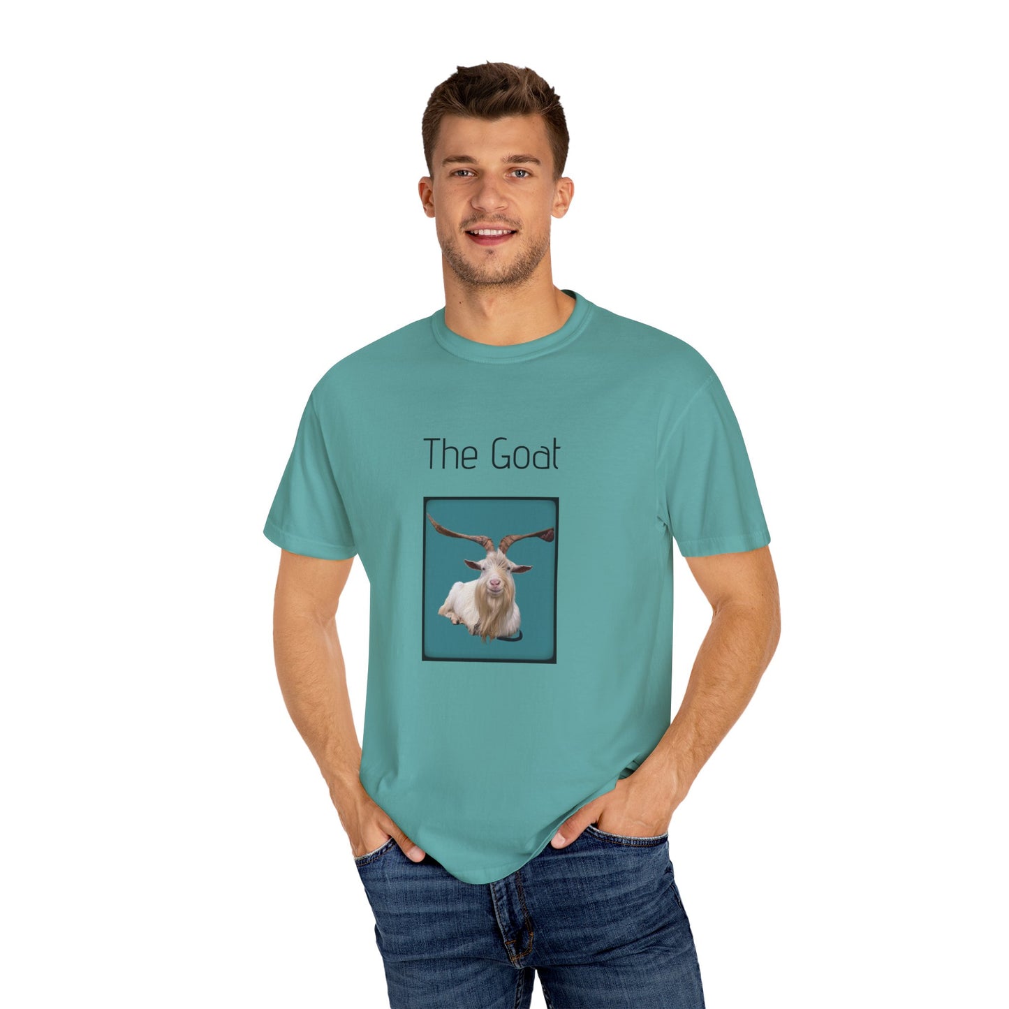 The Goat Unisex Garment-Dyed T-shirt