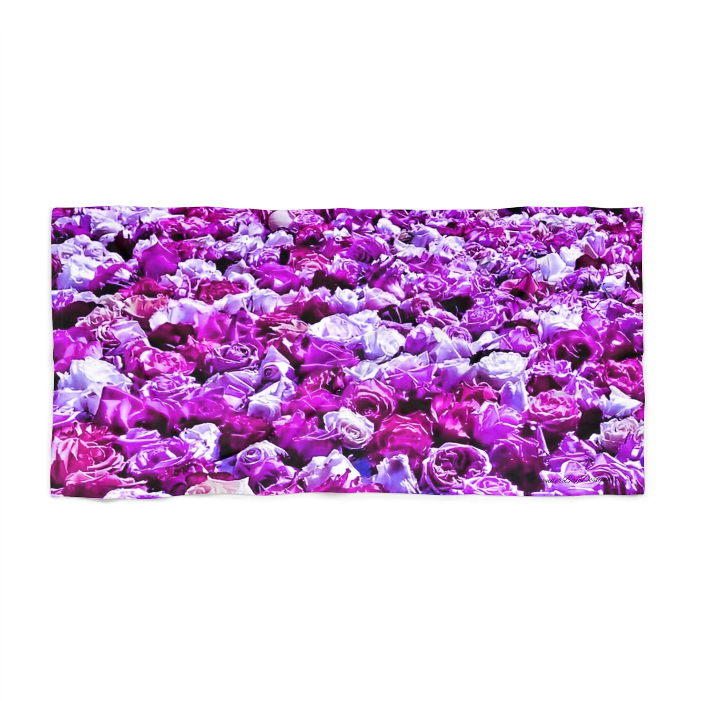 Beaming Rose Beach Towel