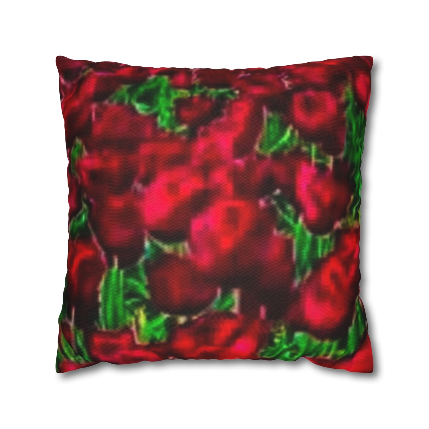 Spun Polyester Square Pillowcase