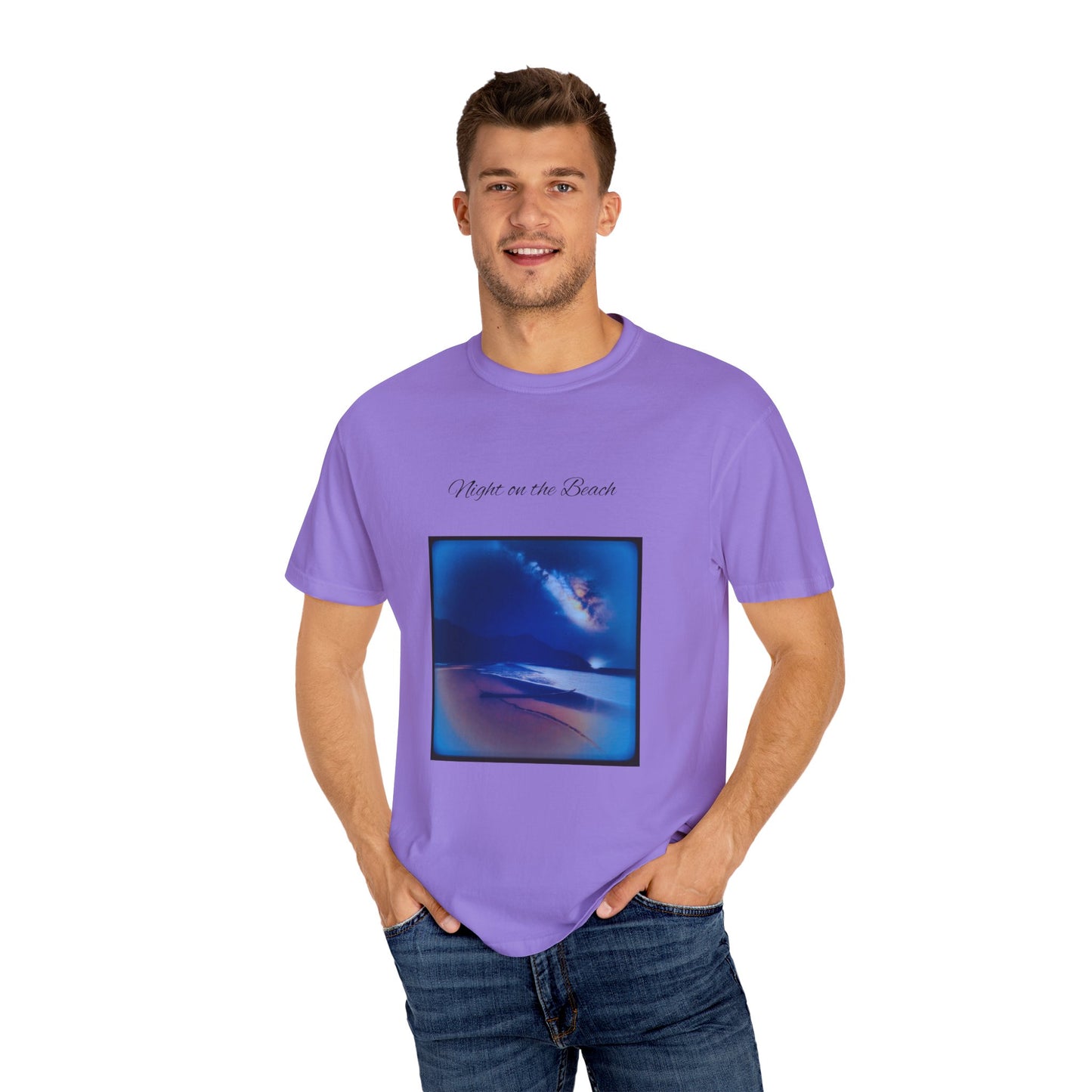 Night on the Beach Unisex Garment-Dyed T-shirt