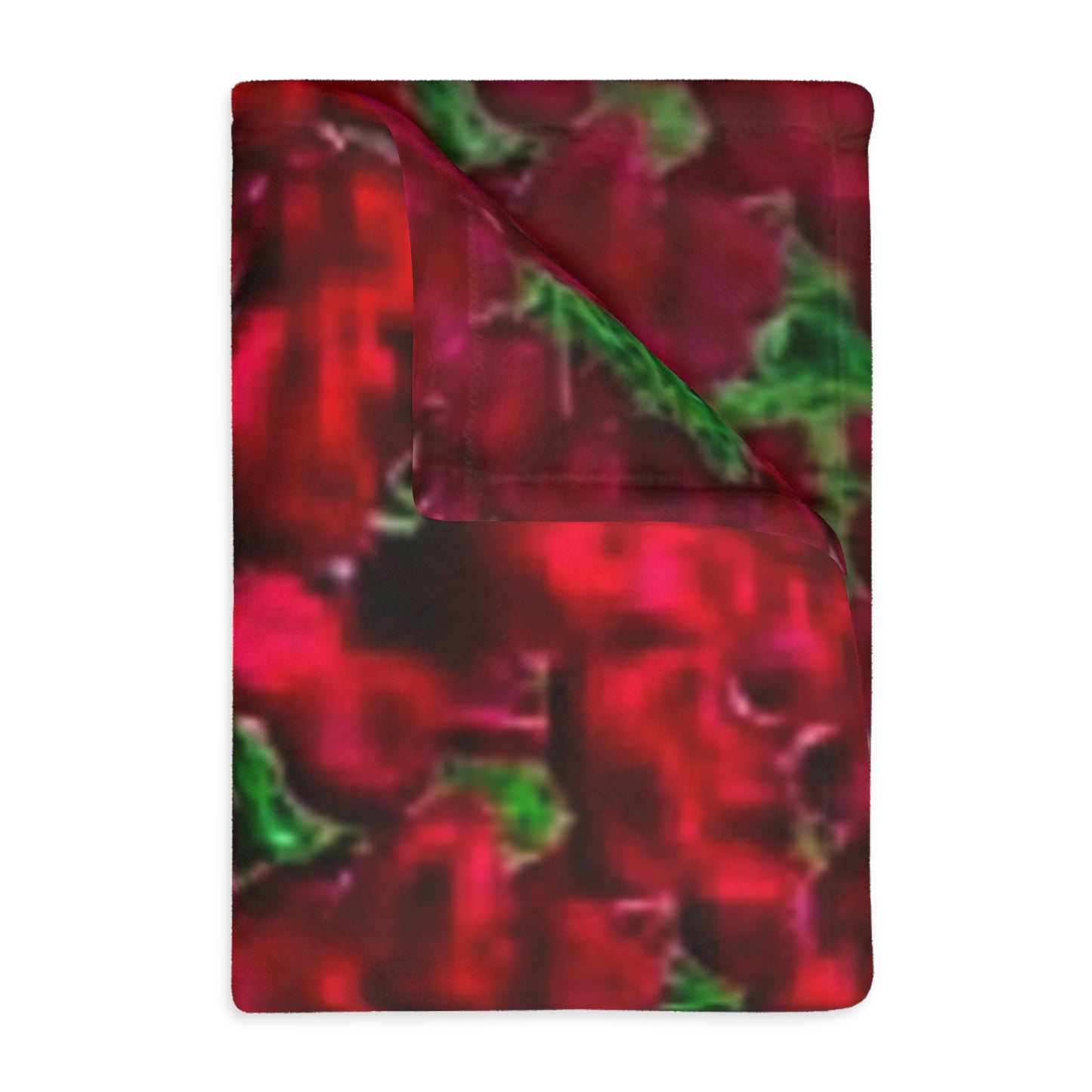 Red Velveteen Microfiber Blanket (Two-sided print)