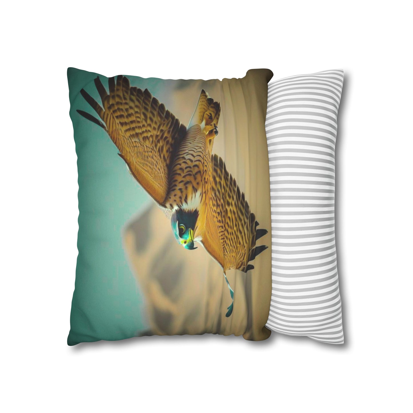 Falcon Faux Suede Square Pillowcase