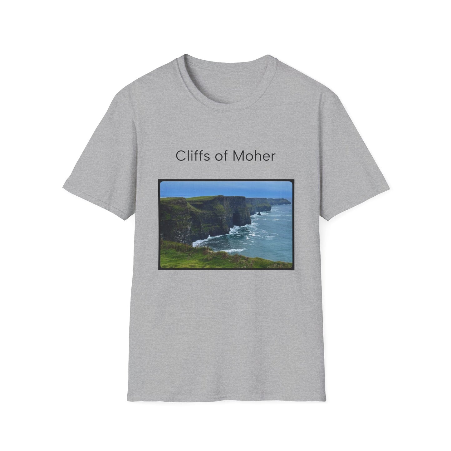 Ireland cliffs of Moher Unisex Softstyle T-Shirt