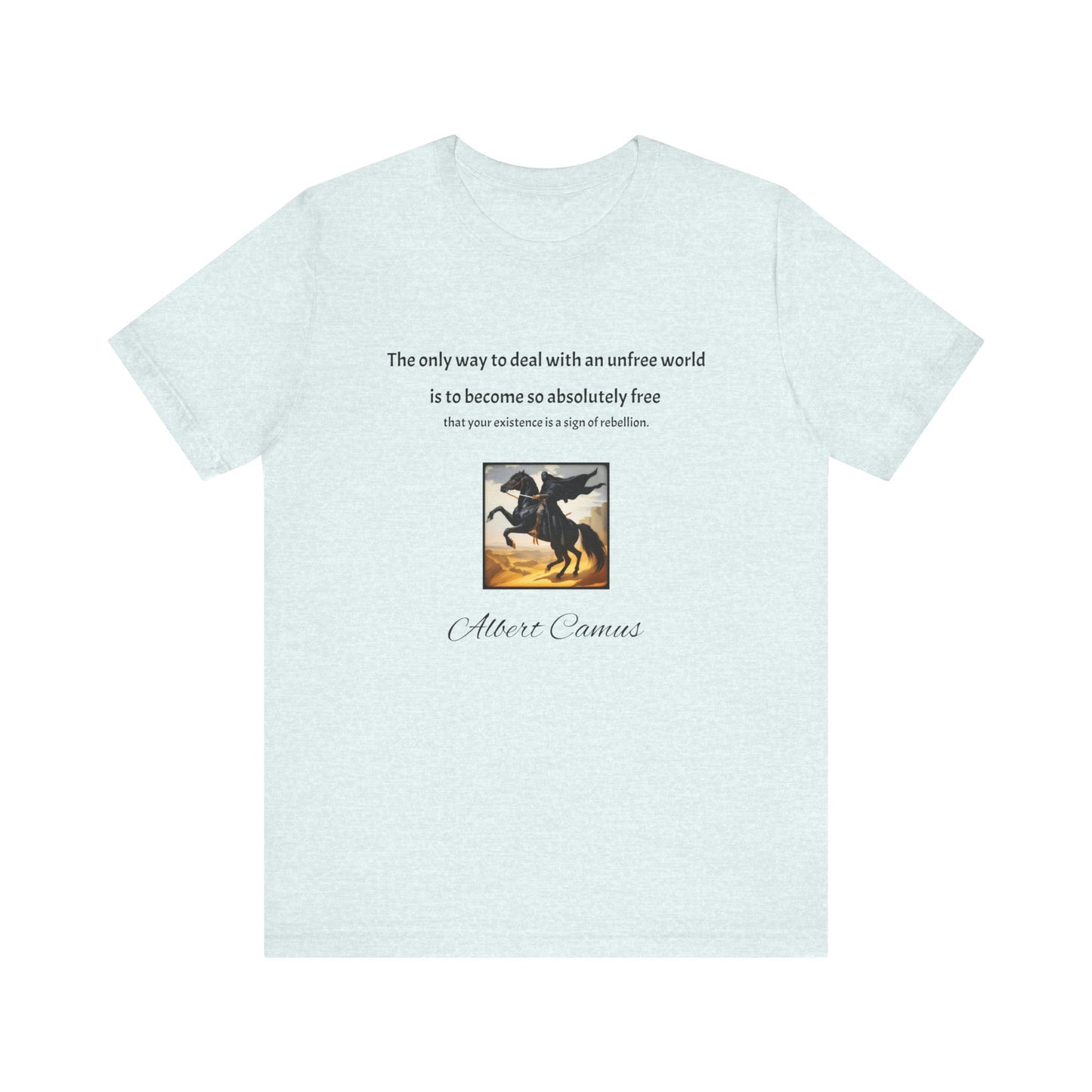 Albert Camus Quotes Unisex Jersey Short Sleeve Tee