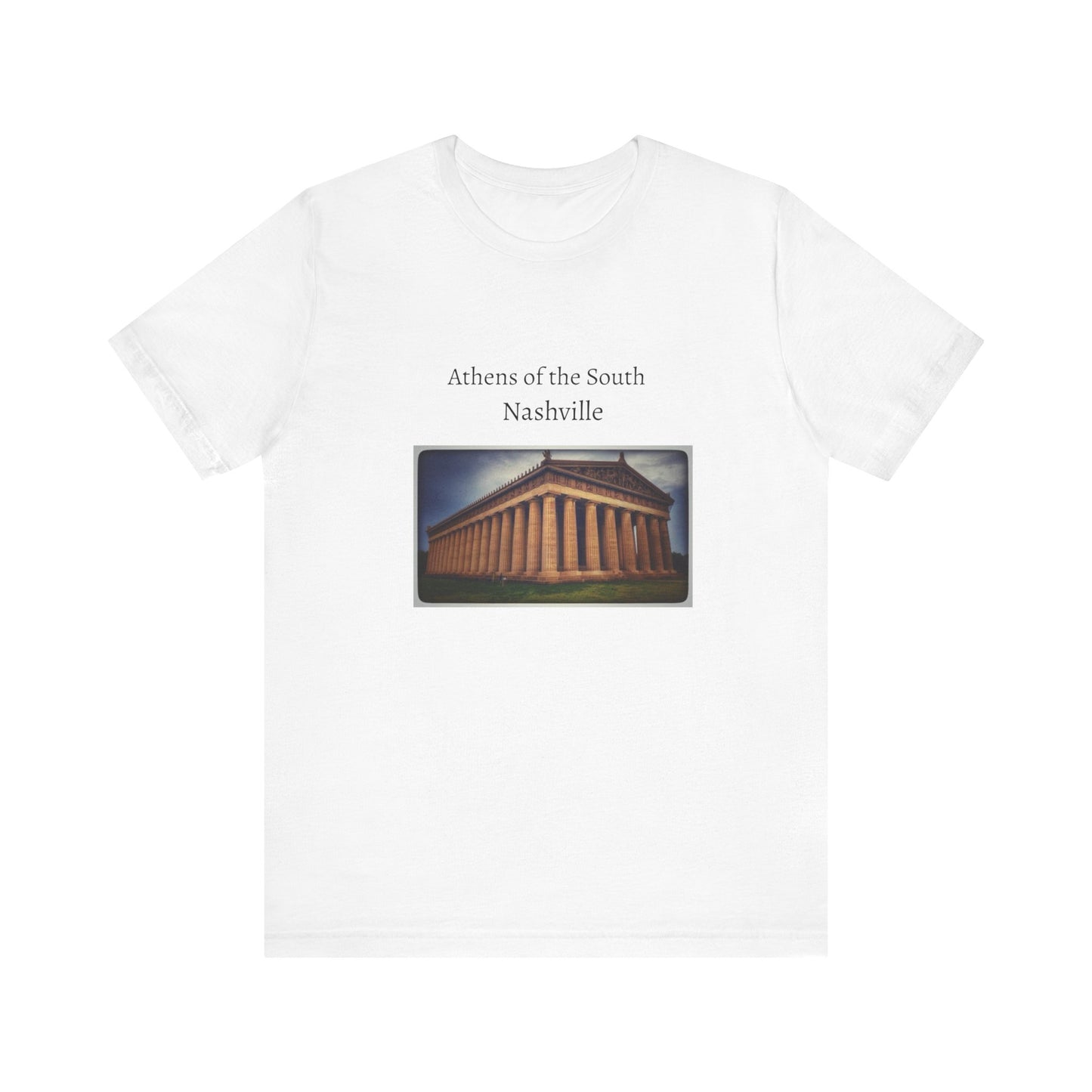 Athens of the South Two Sided Print Unisex Jersey Short Sleeve Tee