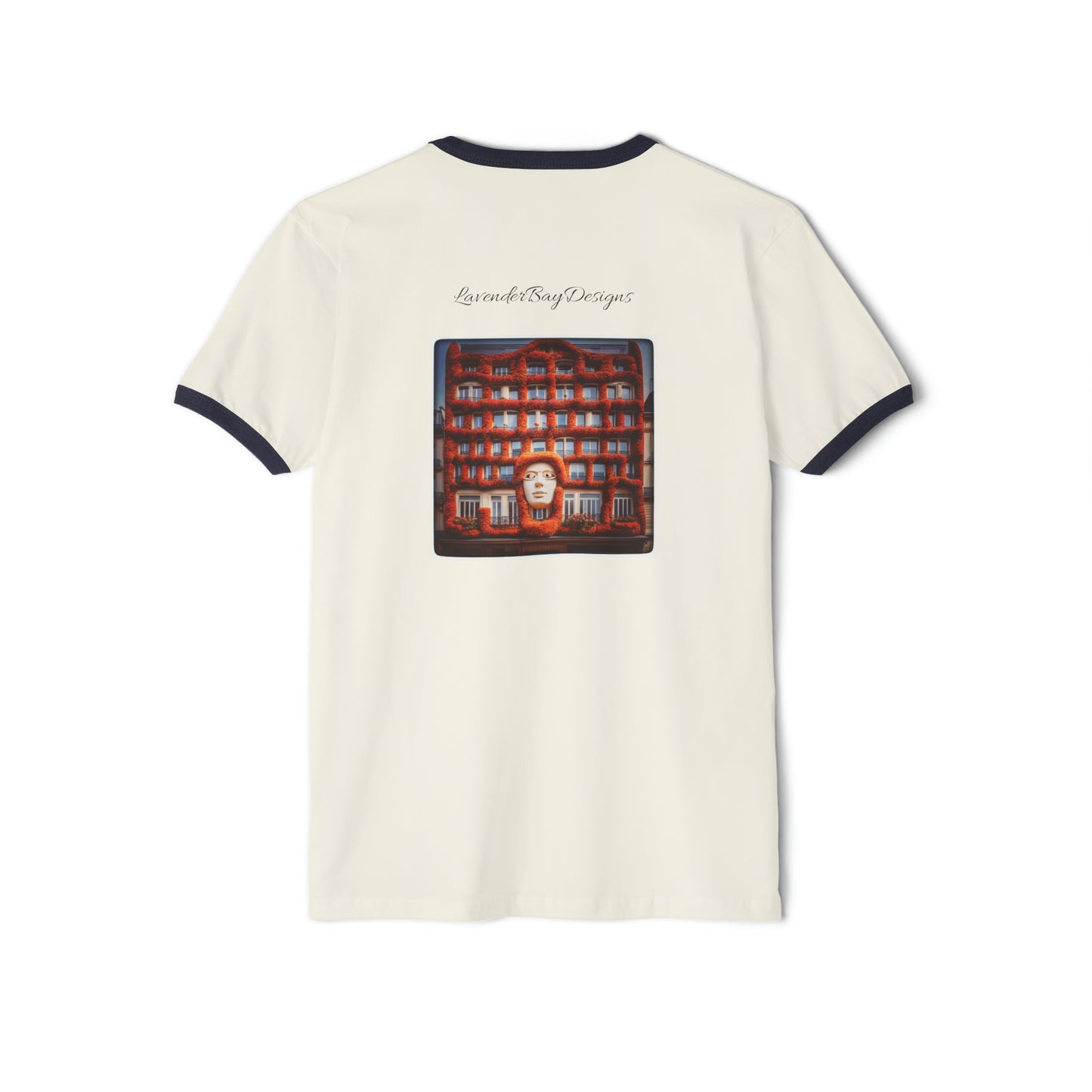 Paris Unisex Cotton Ringer T-Shirt