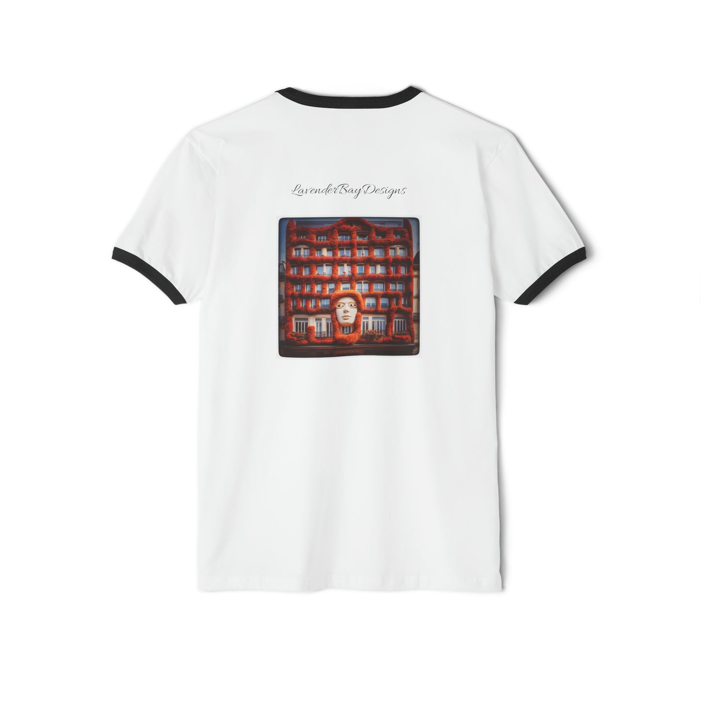 Paris Unisex Cotton Ringer T-Shirt