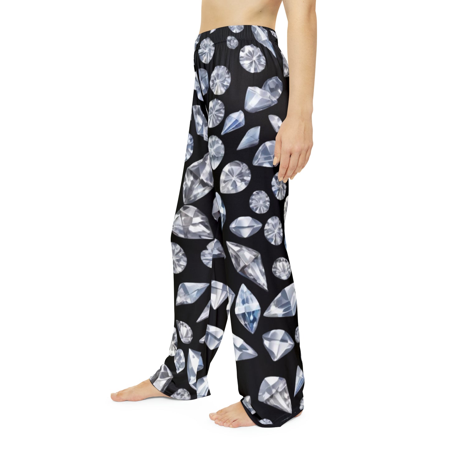 Diamonds Women's Pajama Pants (AOP)