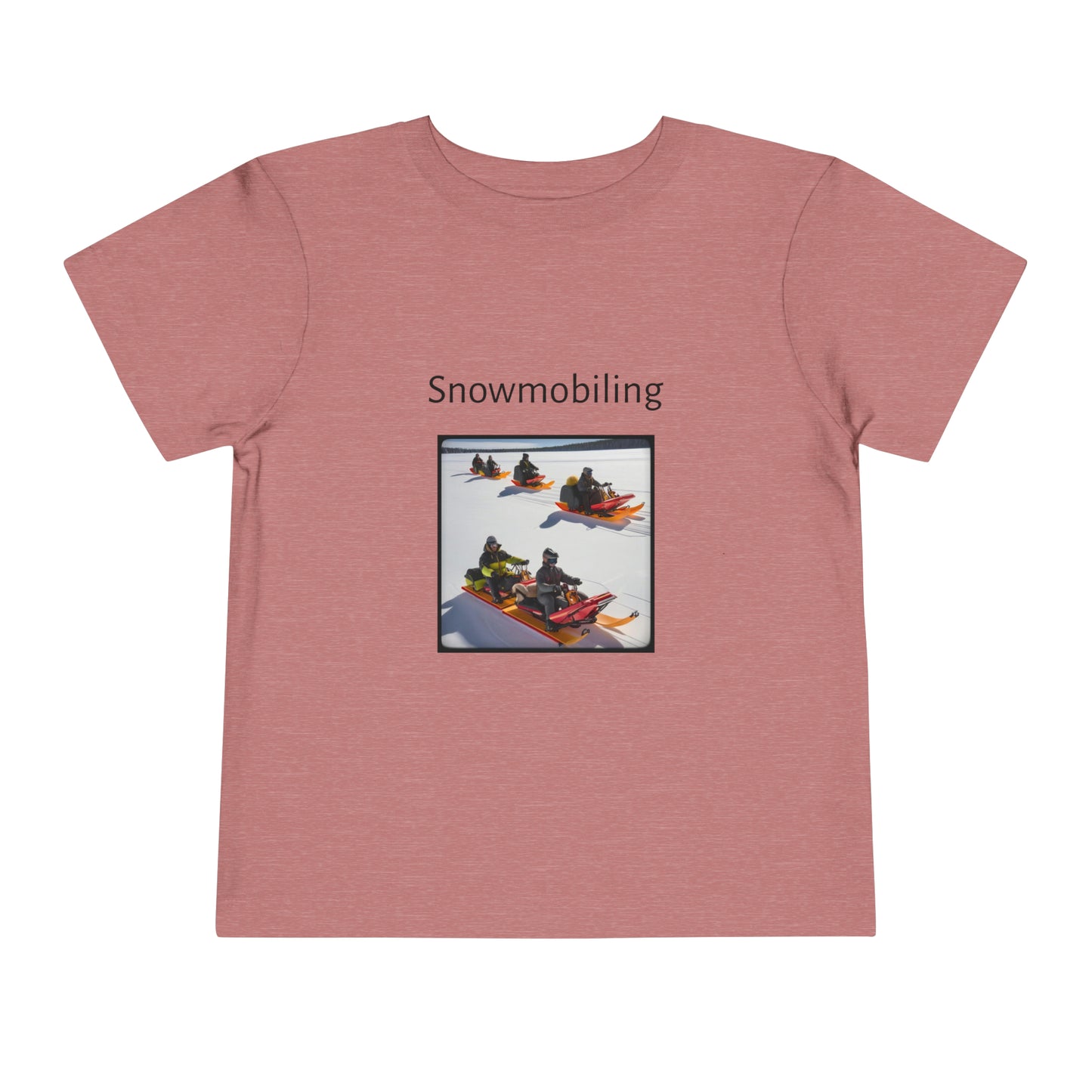 Snowmobiling Toddler Short Sleeve Tee