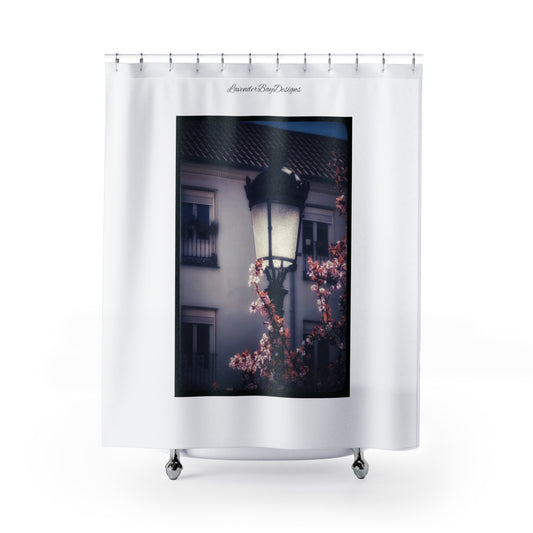 Lamp Post Shower Curtains