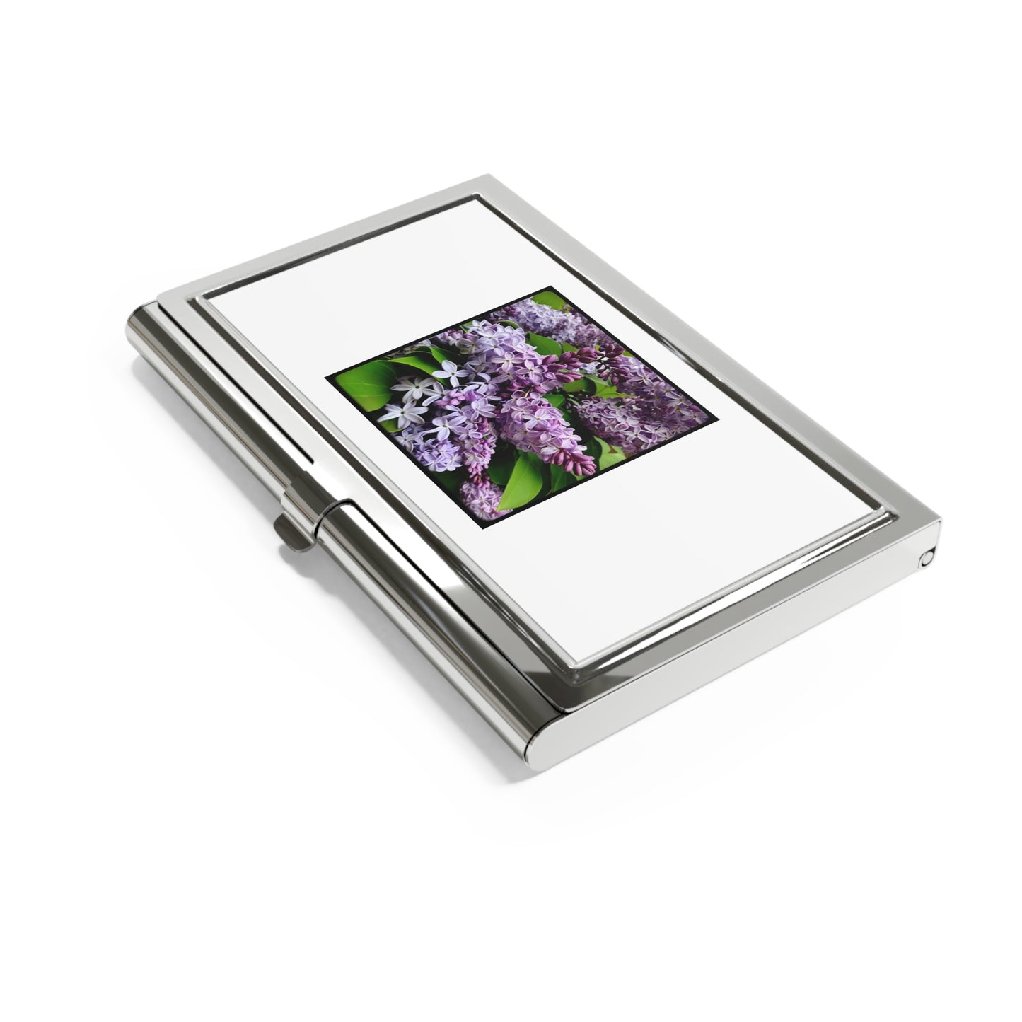 Lilacs Business Card Holder