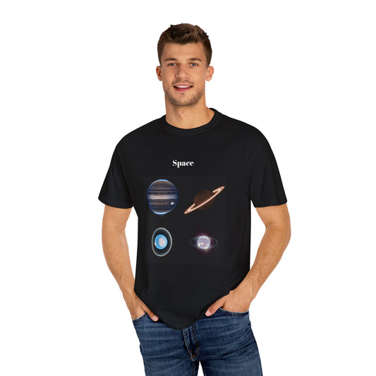 Space Unisex Garment-Dyed T-shirt