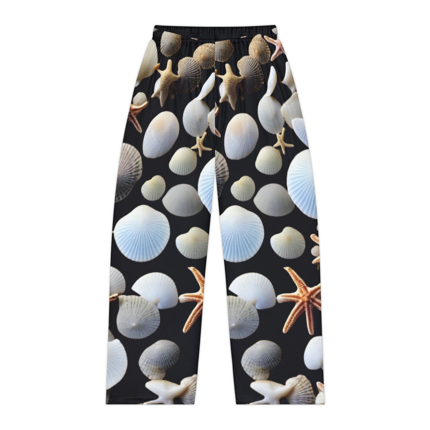 Sea Shells and Sand Dollars Women's Pajama Pants (AOP)