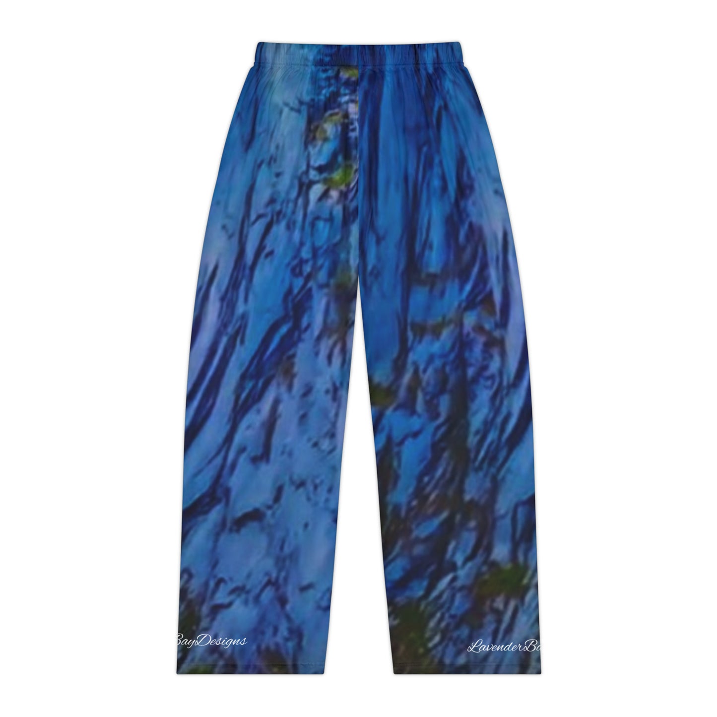 Brightest Blue Women's Pajama Pants (AOP)