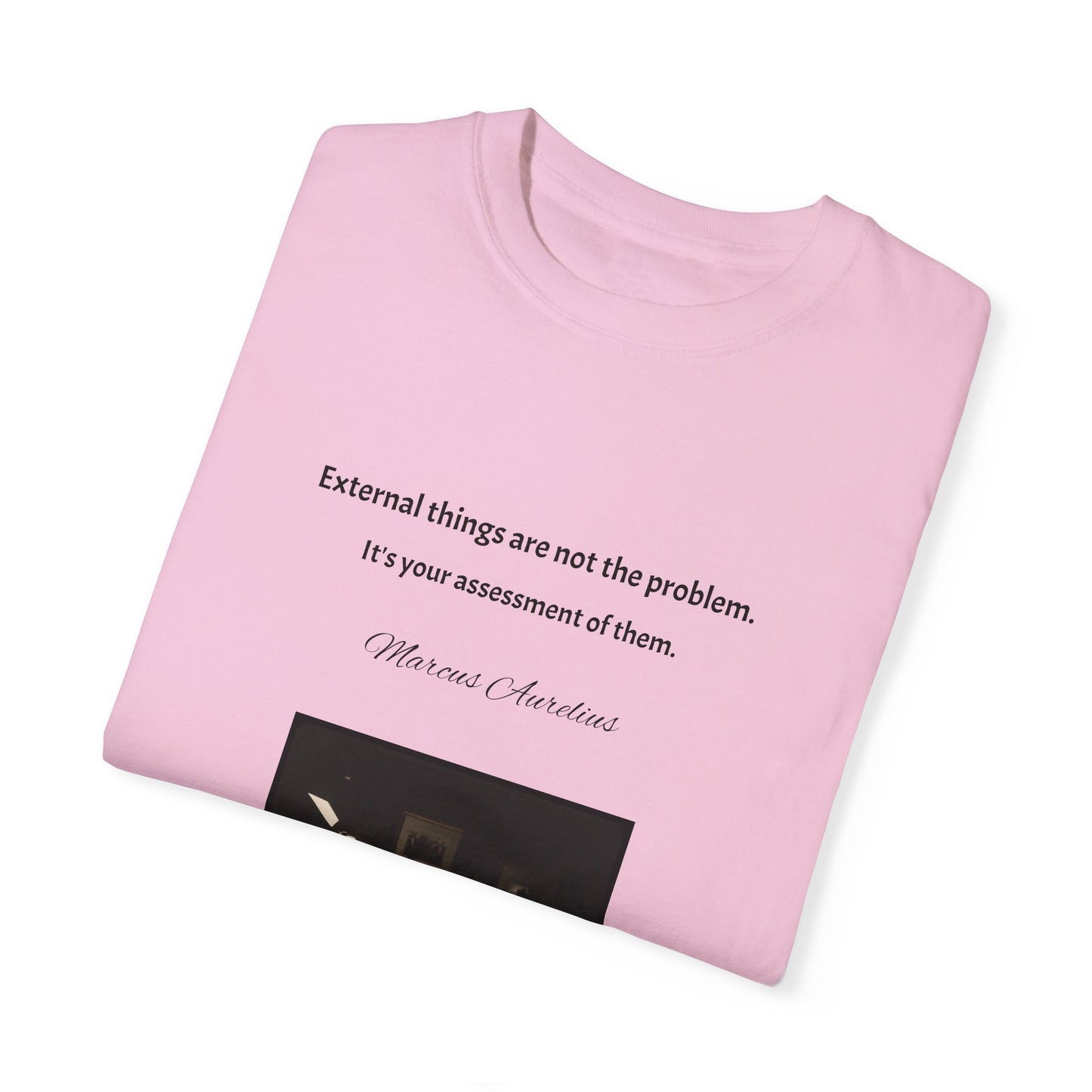 Marcus Aurelius Quotes Unisex Garment-Dyed T-shirt