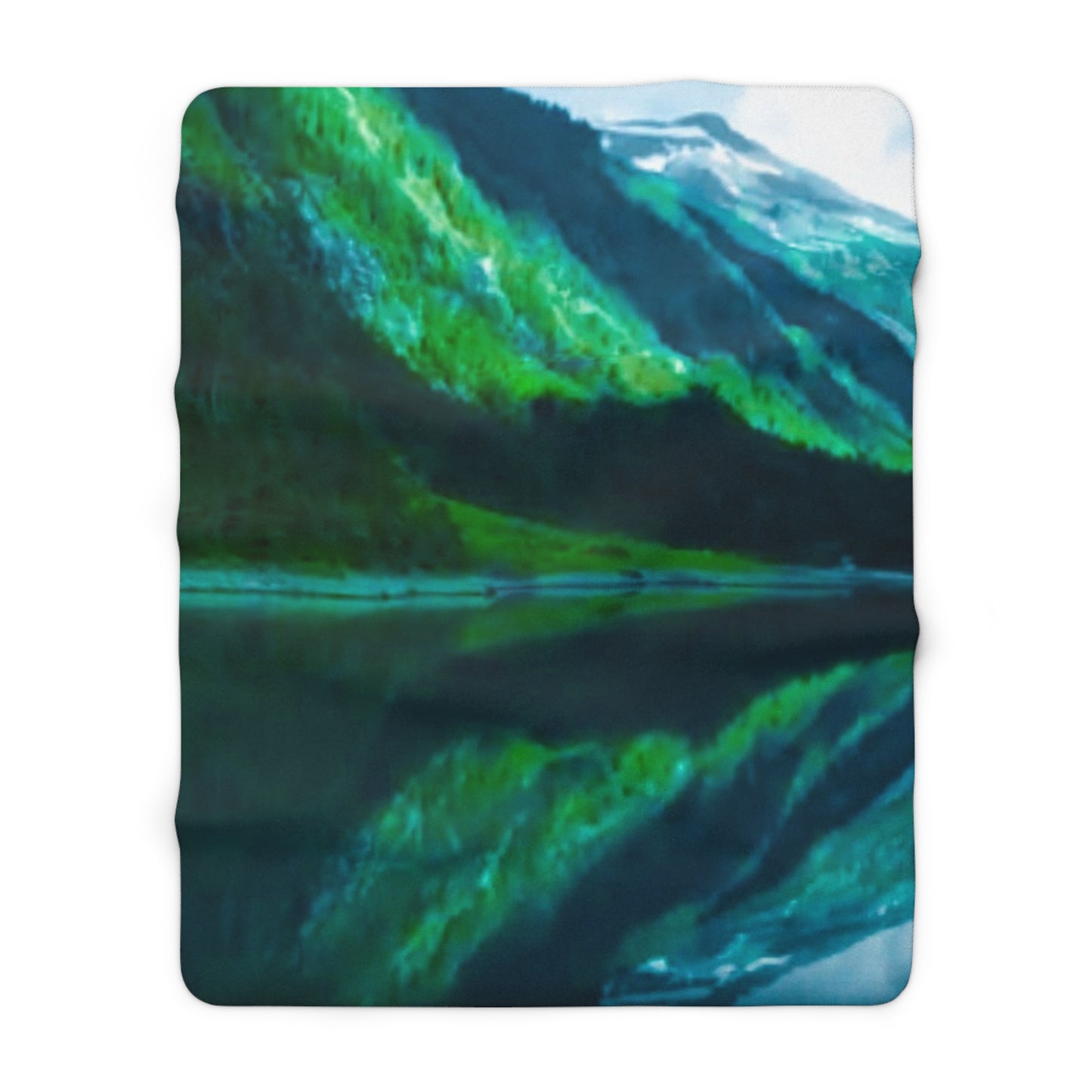 Marbles of Nature Sherpa Fleece Blanket