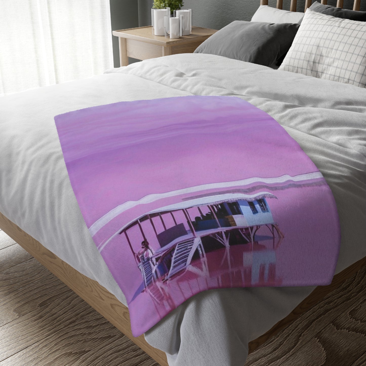 Velveteen Microfiber Blanket (Two-sided print)