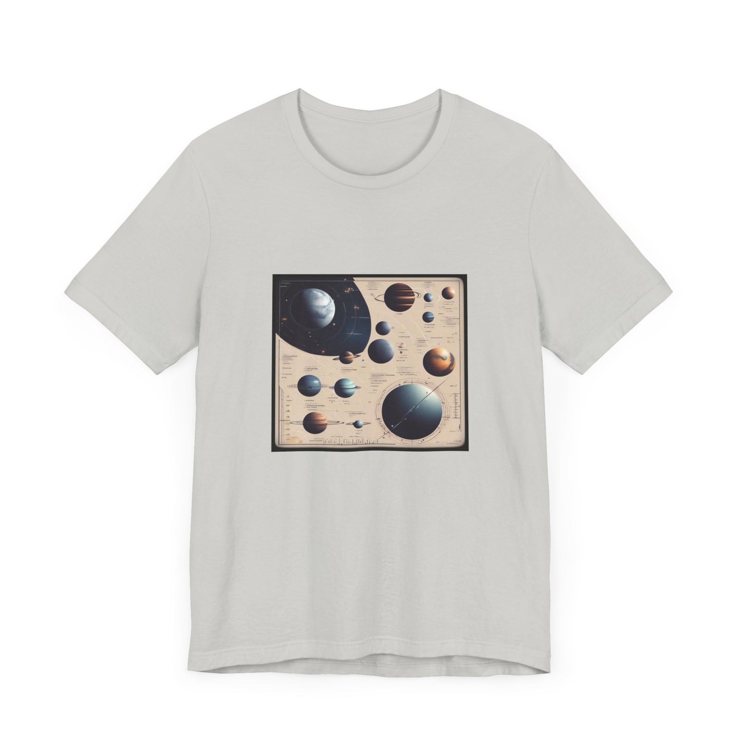 Space Geometry Unisex Jersey Short Sleeve Tee