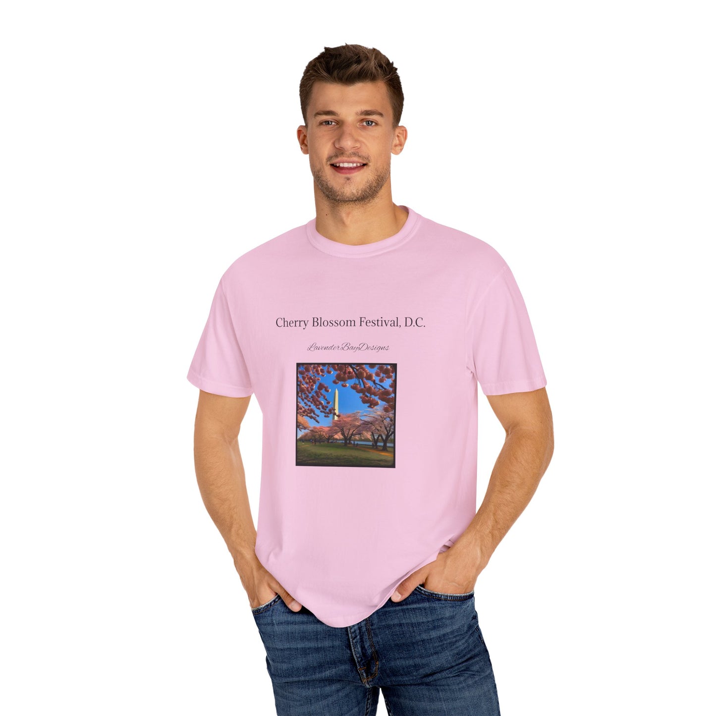 Cherry Blossom Festival  Unisex Garment-Dyed T-shirt