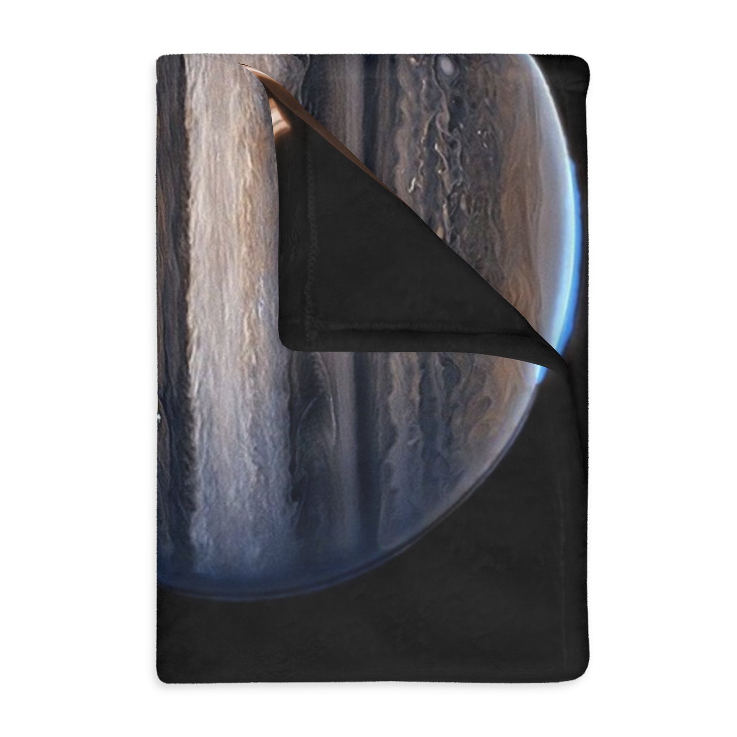 Space Planets Velveteen Microfiber Blanket (Two-sided print)