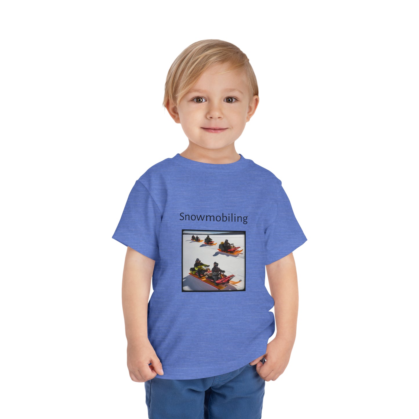 Snowmobiling Toddler Short Sleeve Tee