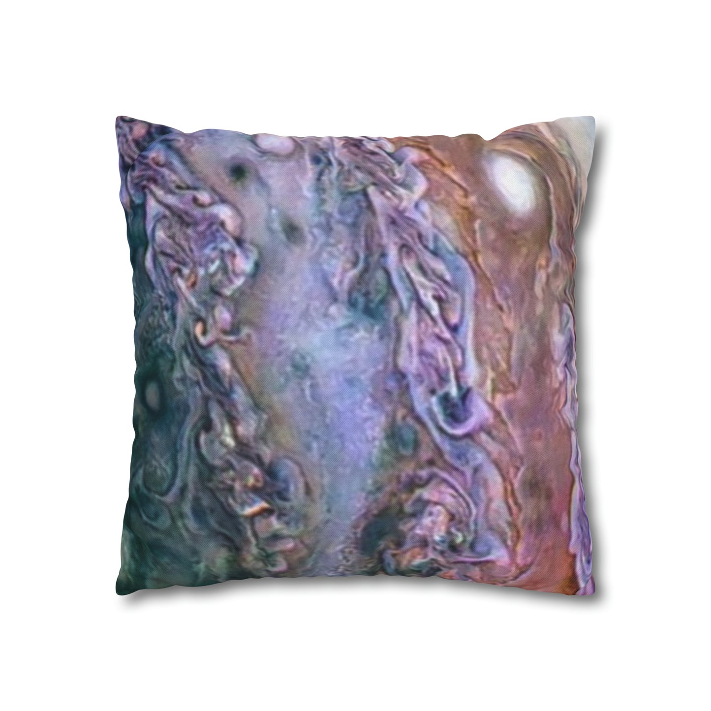 Marbled Pastel Spun Polyester Square Pillowcase