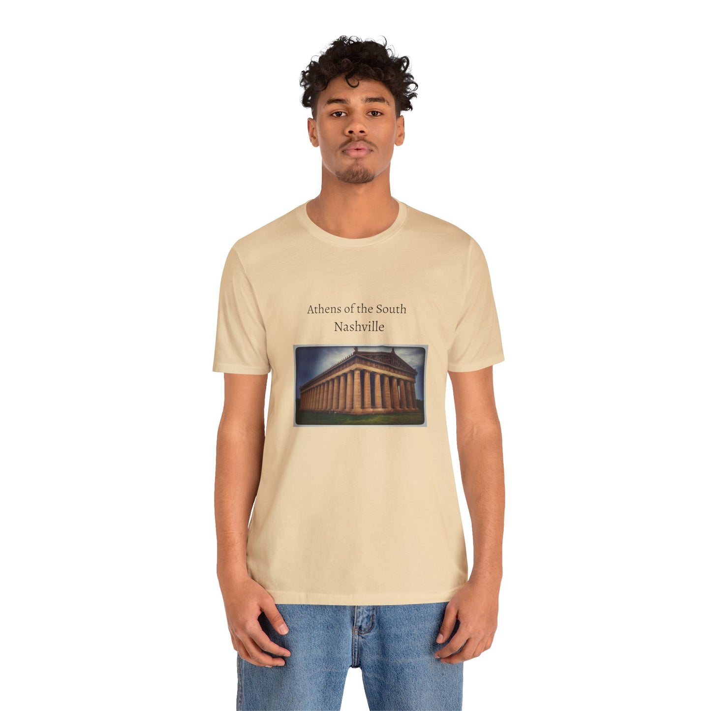 Athens of the South Two Sided Print Unisex Jersey Short Sleeve Tee