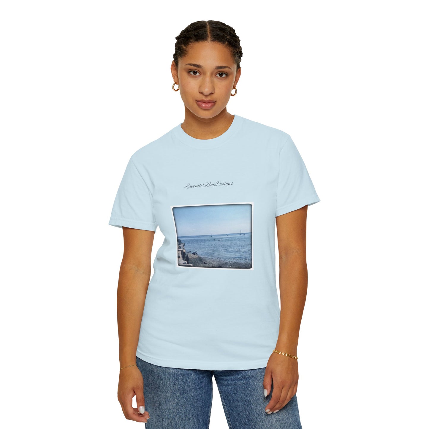 Baby blue Bay  Garment-Dyed T-shirt