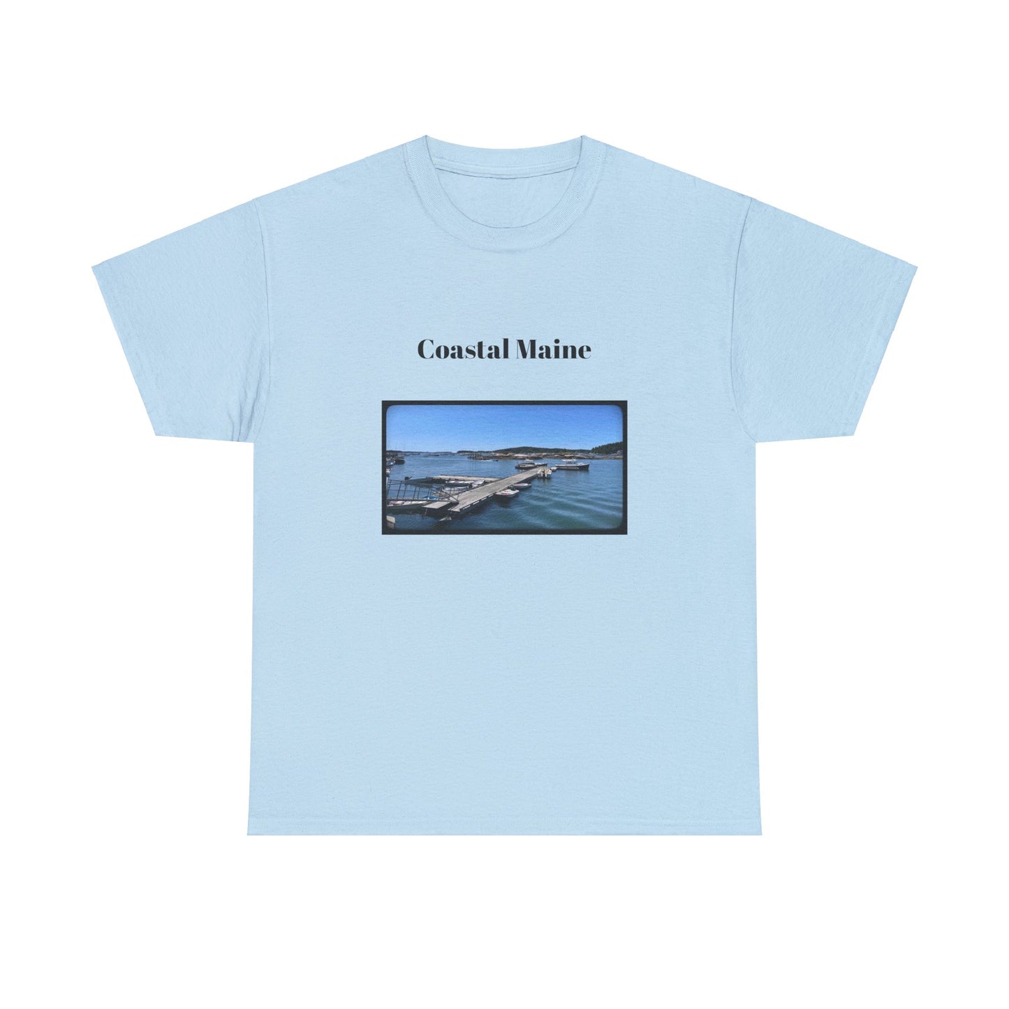 Maine Pier Unisex Heavy Cotton Tee