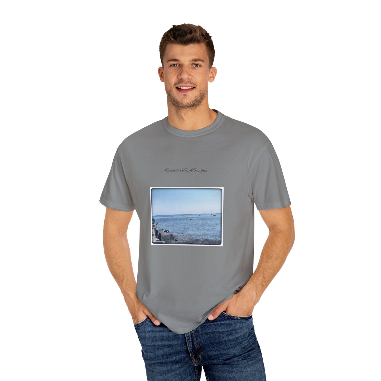 Baby blue Bay  Garment-Dyed T-shirt