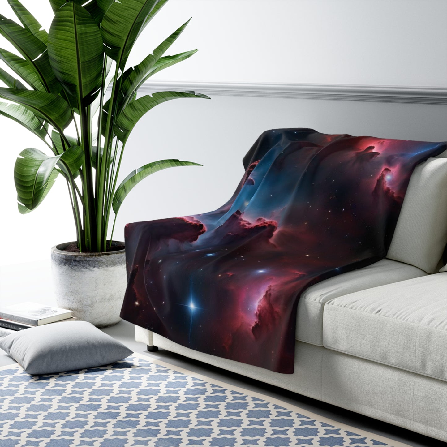 Nebula Sherpa Fleece Blanket