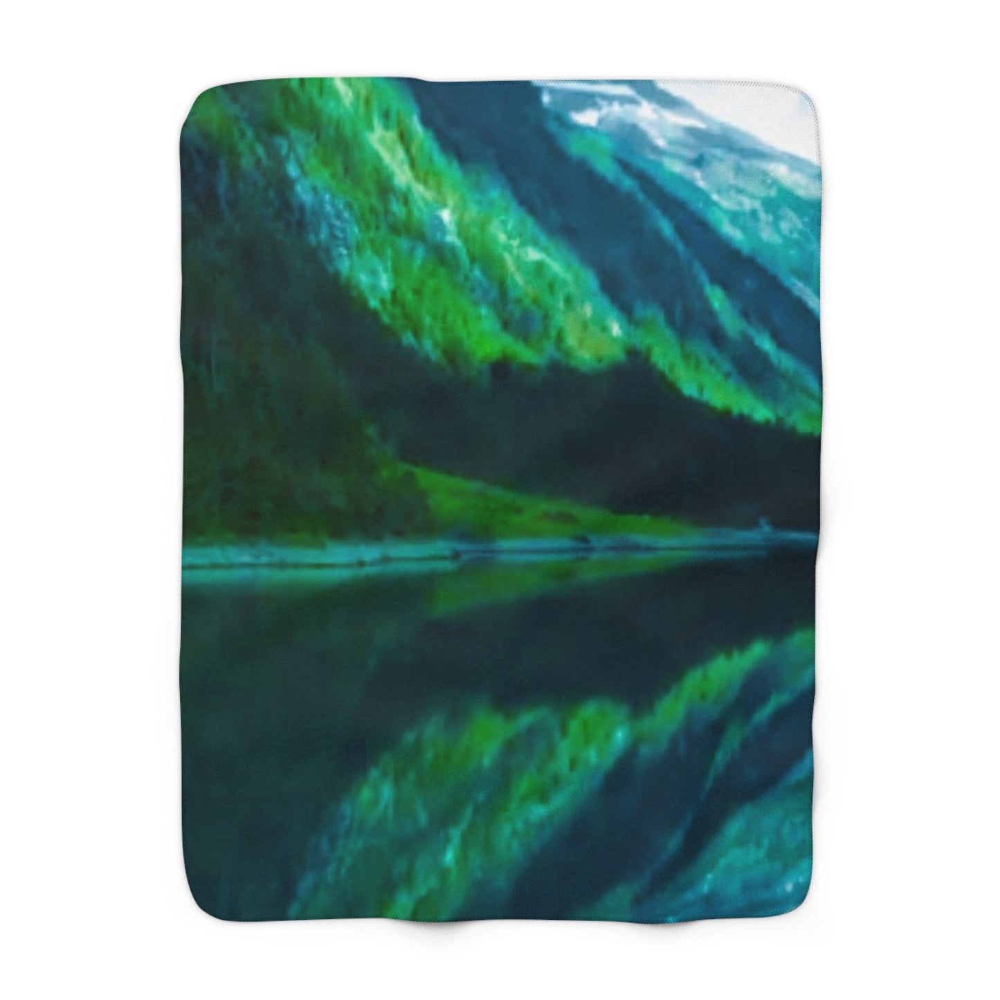 Marbles of Nature Sherpa Fleece Blanket