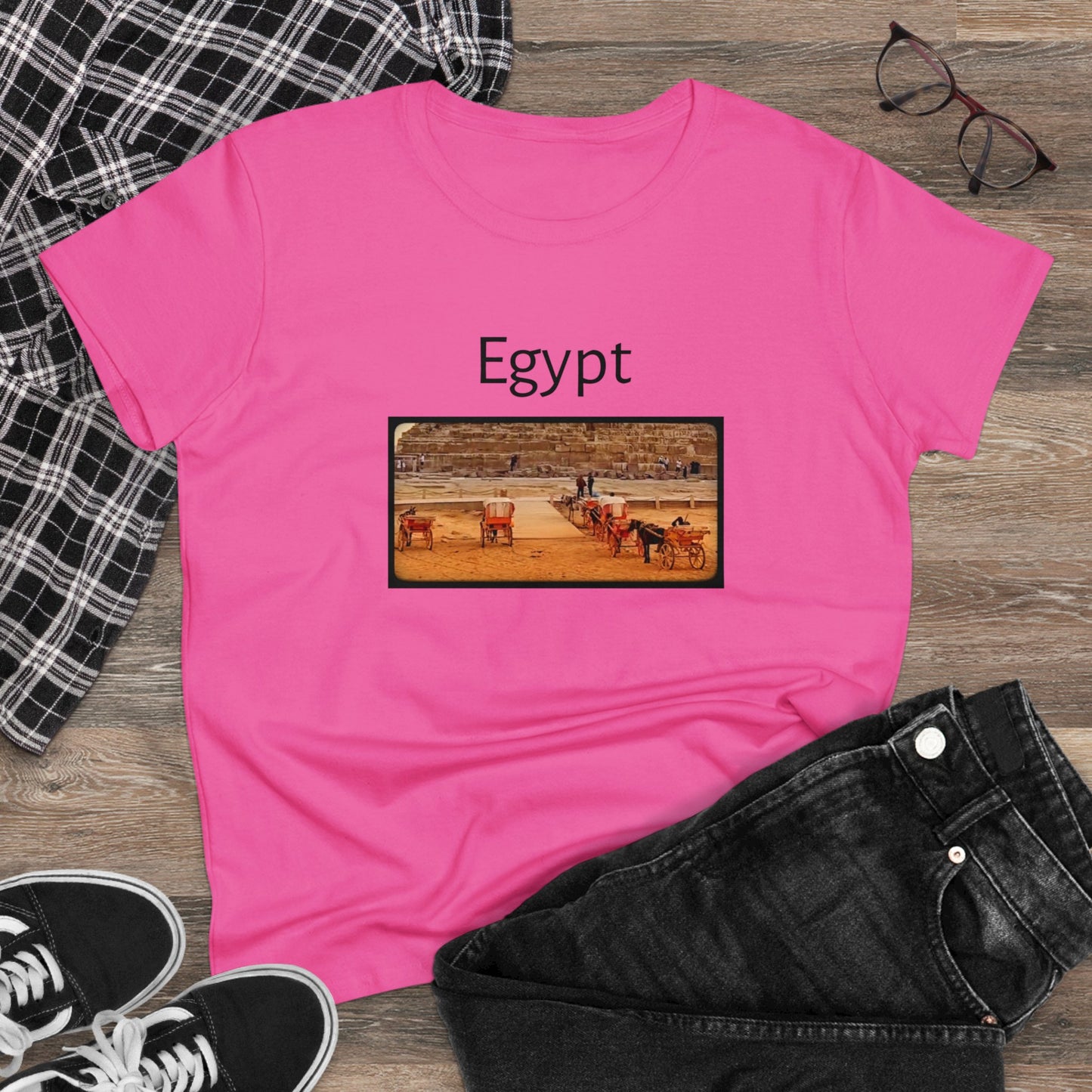 Egypt Women's Midweight Cotton Tee