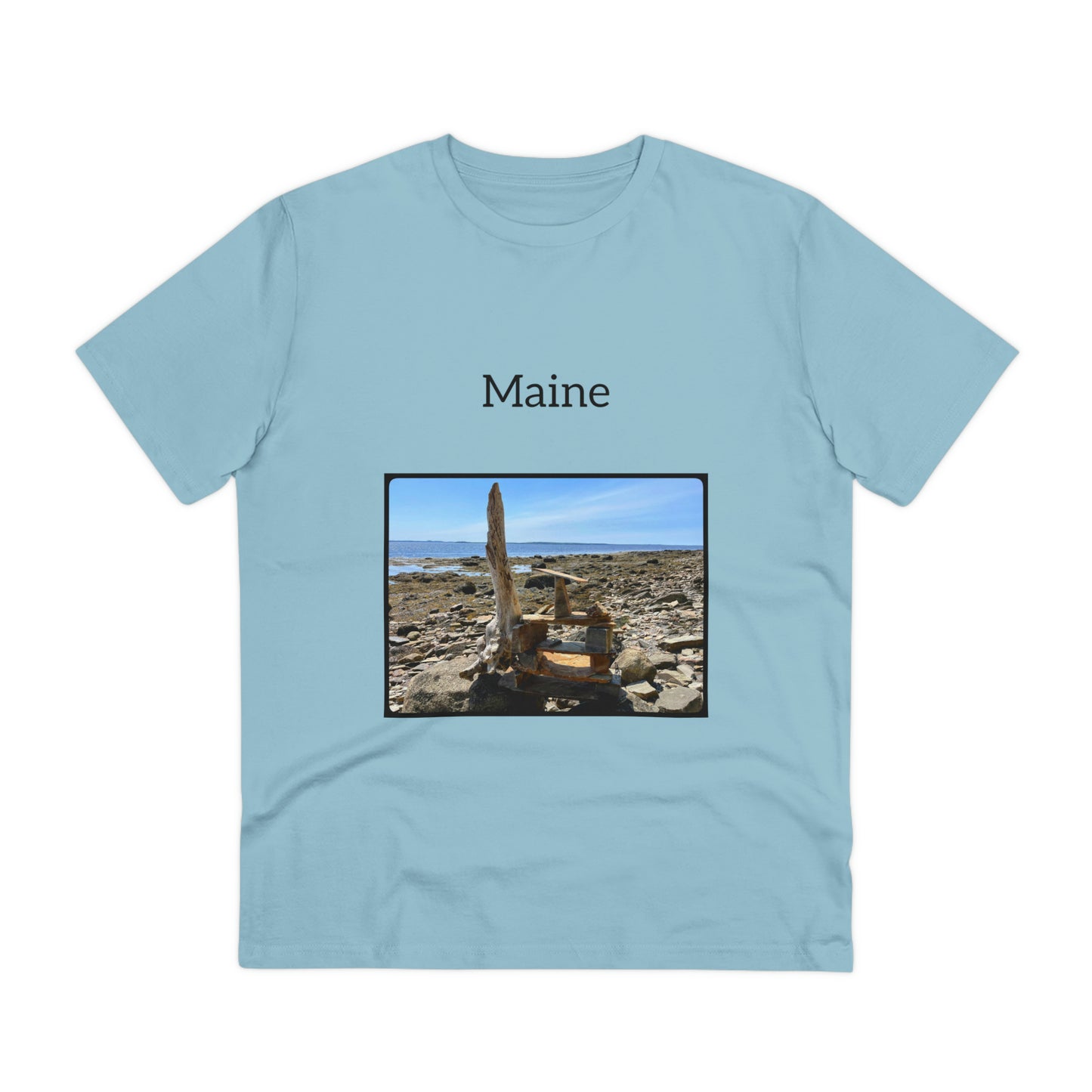 Maine Coastal Travel Organic Creator T-shirt - Unisex