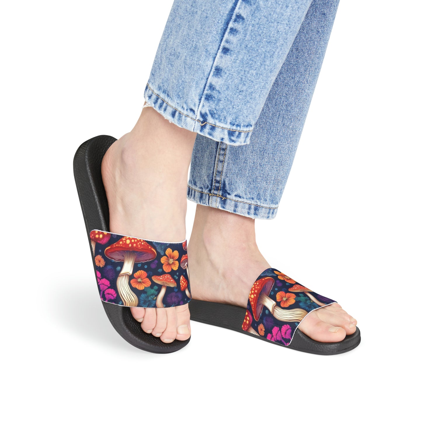 Psy shrooms Women's PU Slide Sandals