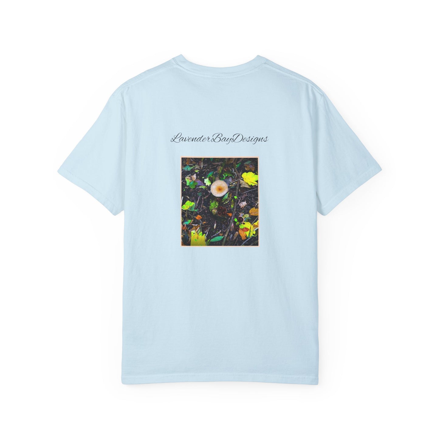 Floral Garden Unisex Garment-Dyed T-shirt