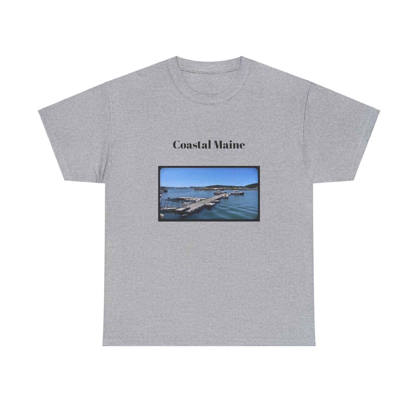 Maine Pier Unisex Heavy Cotton Tee