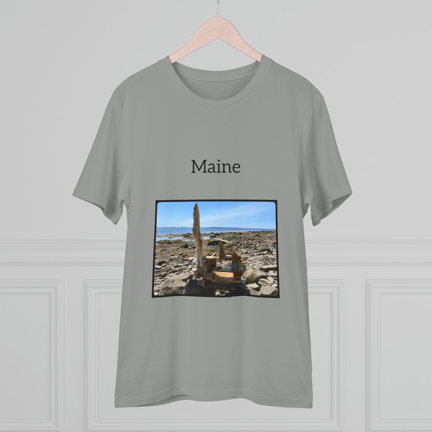 Maine Coastal Travel Organic Creator T-shirt - Unisex