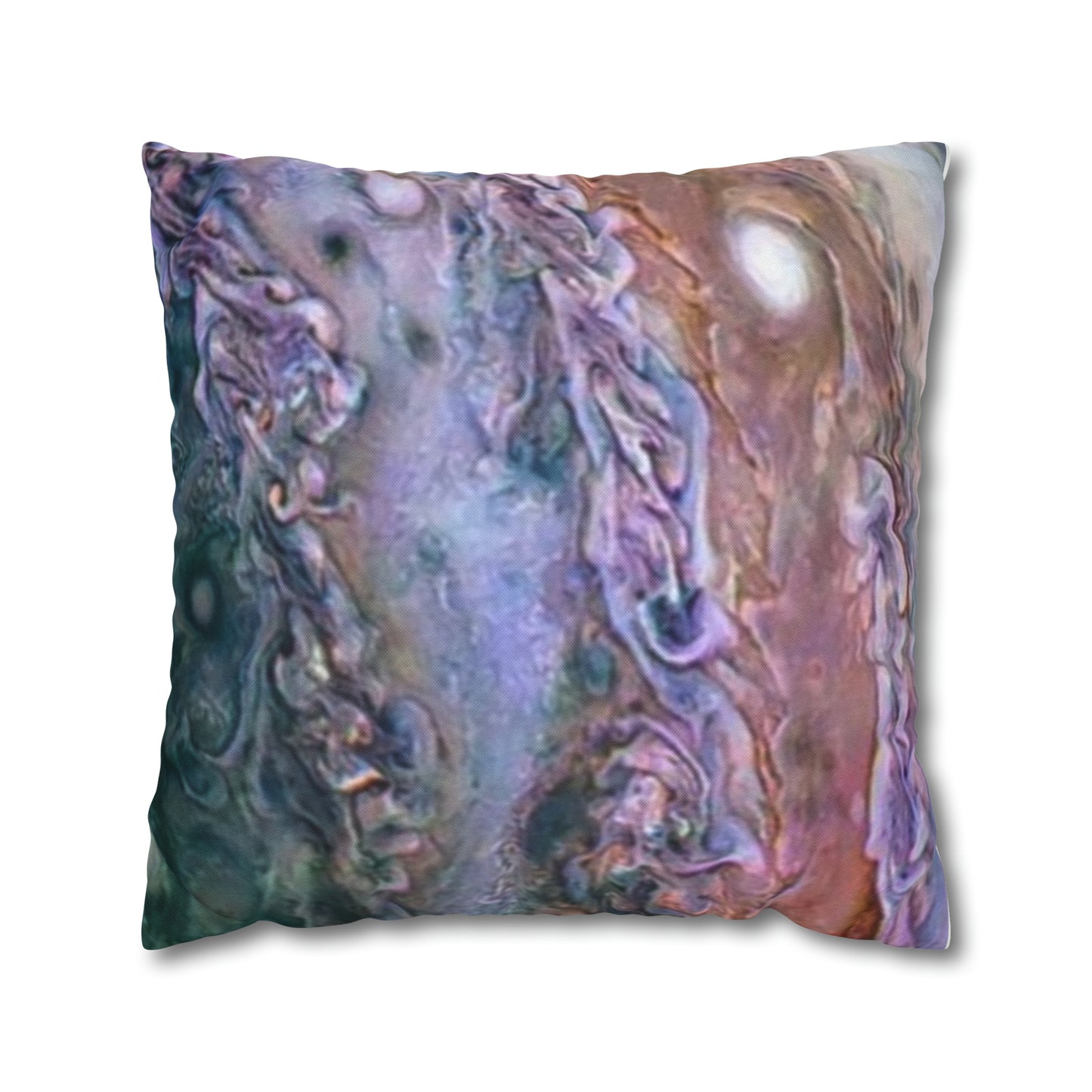 Marbled Pastel Spun Polyester Square Pillowcase