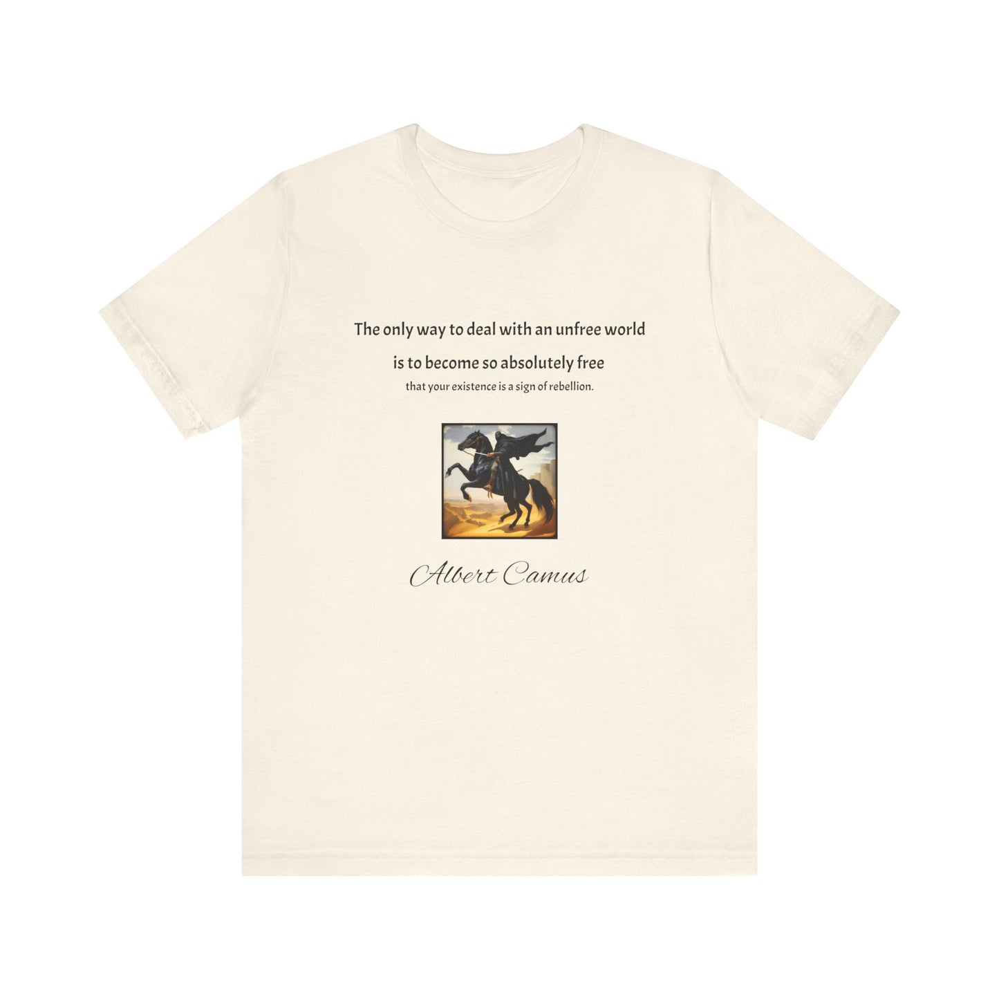 Albert Camus Quotes Unisex Jersey Short Sleeve Tee