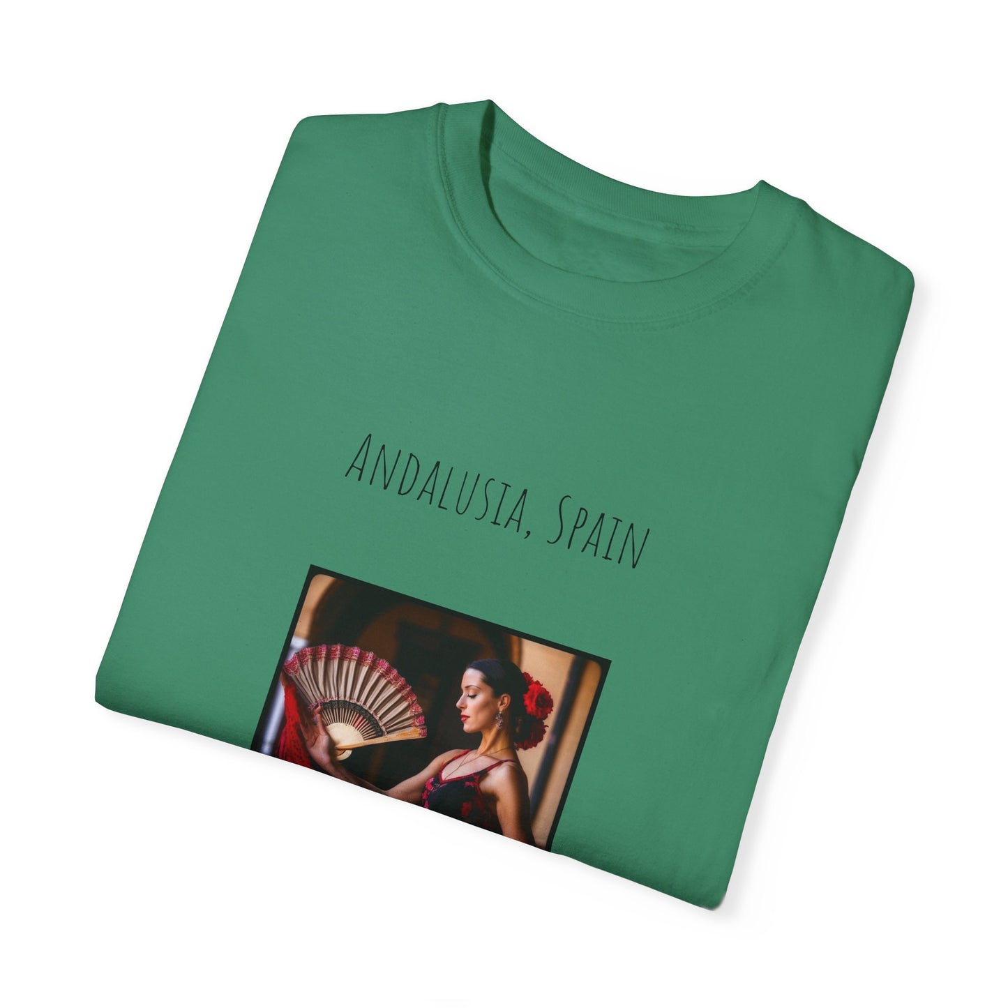 Spain Flamenco Unisex Garment-Dyed T-shirt